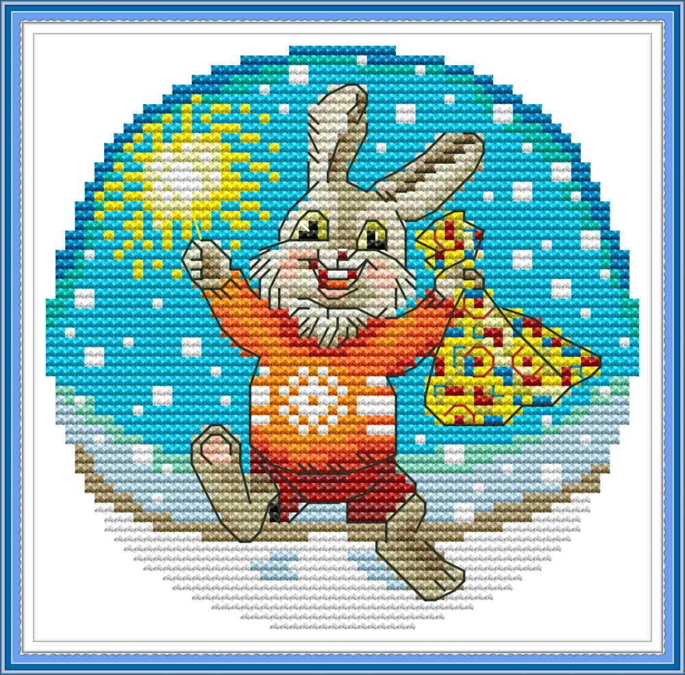 Rabbit Cross Stitch Kits KB092