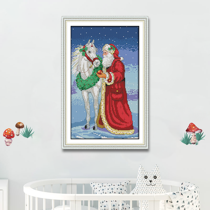 Santa Cross Stitch Kits R969