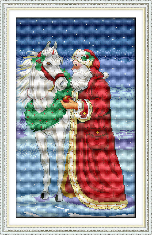 Santa Cross Stitch Kits R969