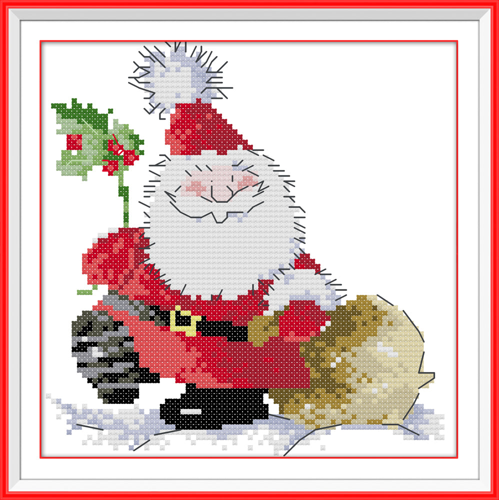 Santa Cross Stitch Kits RA204