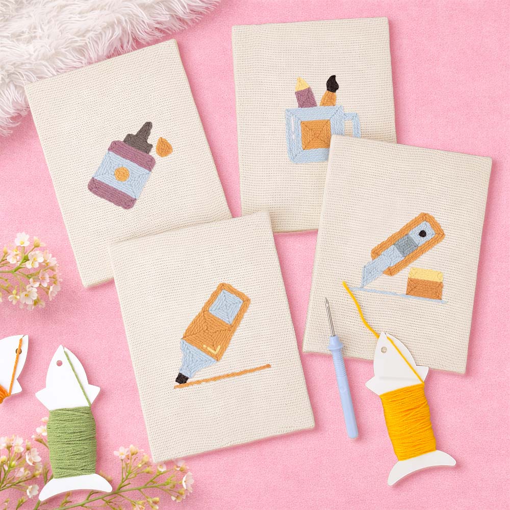 Desk Art Tools Mini Punch Needle Kit (4pcs)