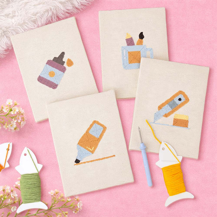 Desk Art Tools Mini Punch Needle Kit (4pcs)