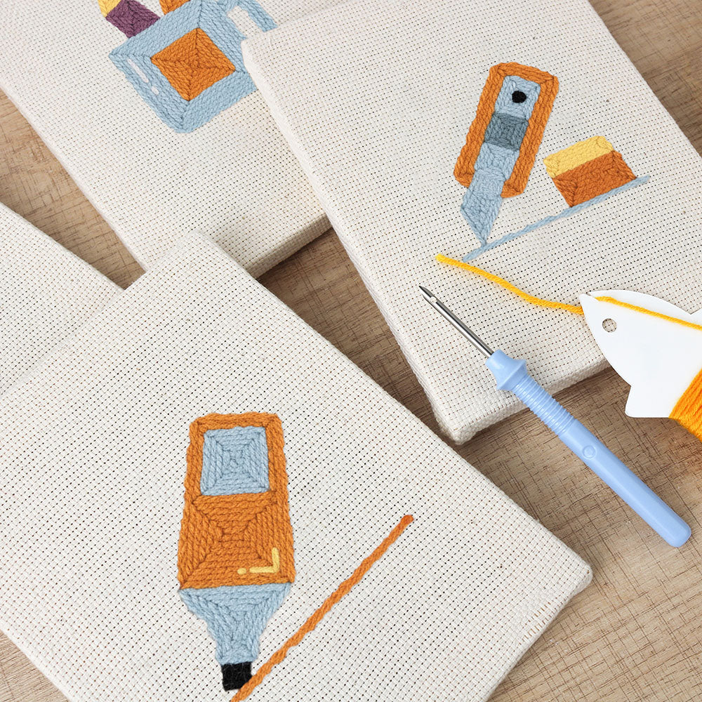 Desk Art Tools Mini Punch Needle Kit (4pcs)