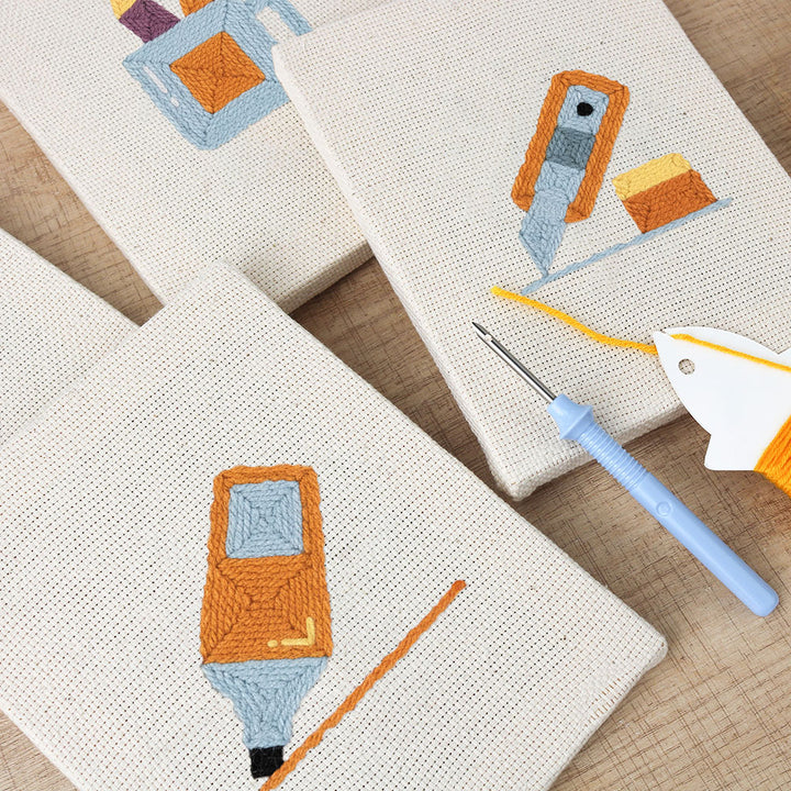 Desk Art Tools Mini Punch Needle Kit (4pcs)