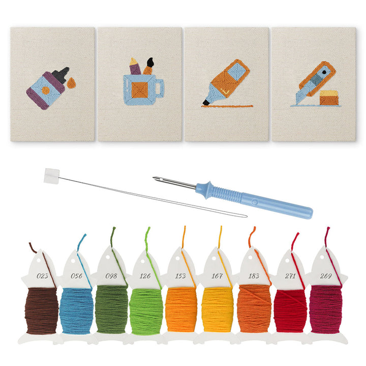 Desk Art Tools Mini Punch Needle Kit (4pcs)