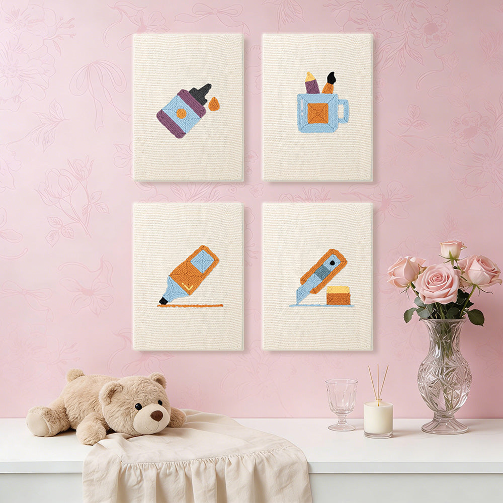 Desk Art Tools Mini Punch Needle Kit (4pcs)