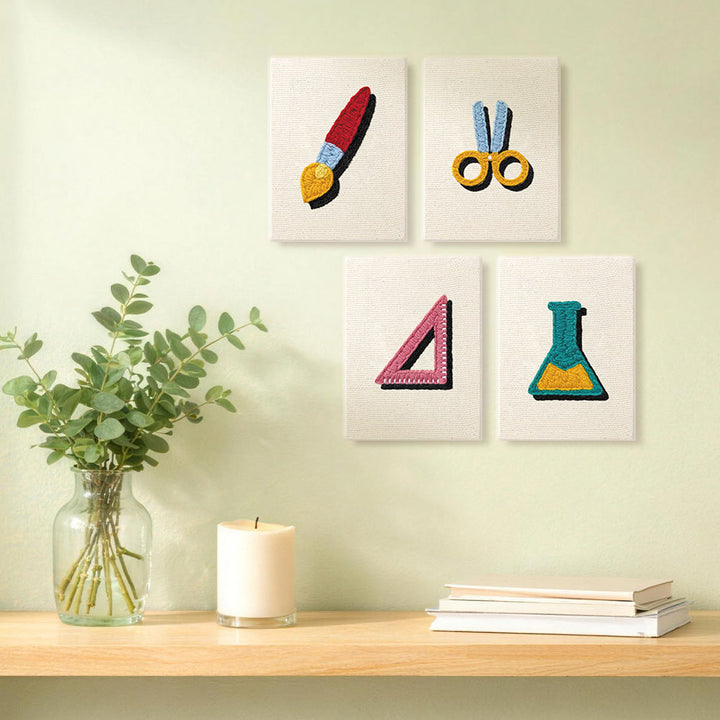 Art and Science Set Mini Punch Needle Kit (4pcs)