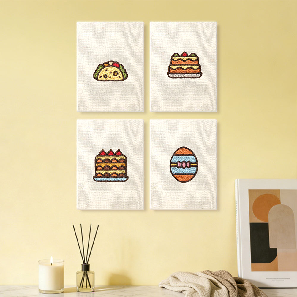 Savory and Sweet Food Picks Mini Punch Needle Kit (4pcs)