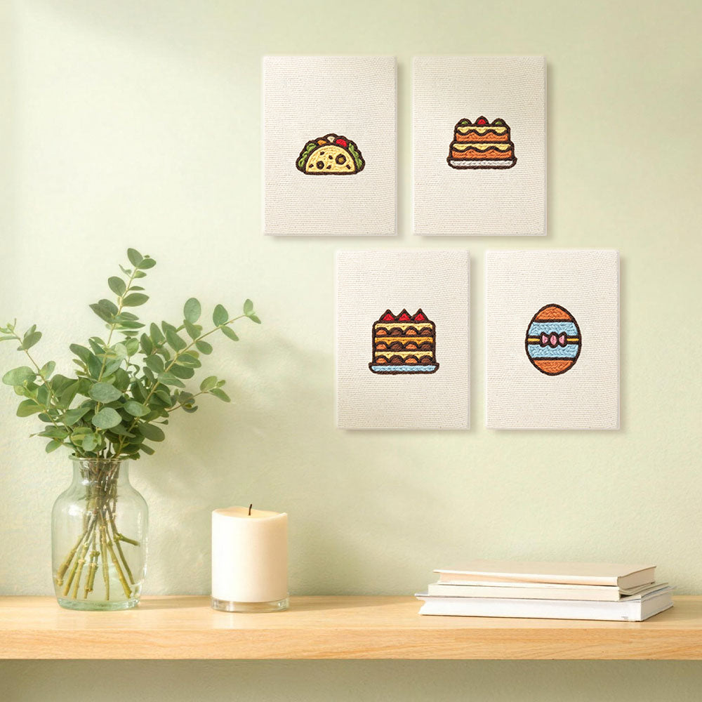 Savory and Sweet Food Picks Mini Punch Needle Kit (4pcs)