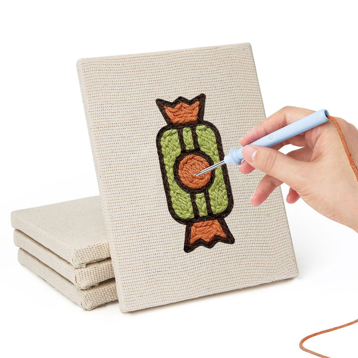 Candy and Fast Food Treats Mini Punch Needle Kit (4pcs)