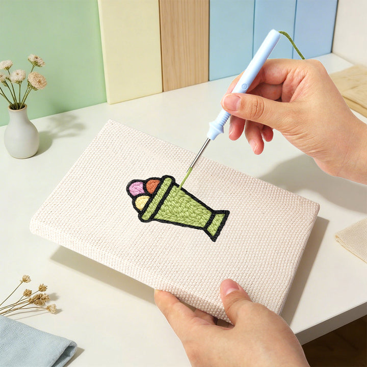 Cozy Dessert Mini Punch Needle Kit (4pcs)