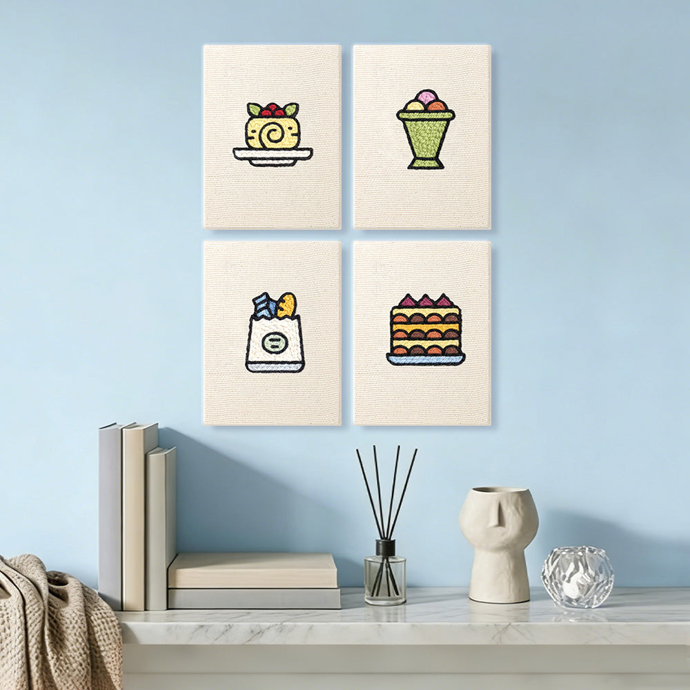 Cozy Dessert Mini Punch Needle Kit (4pcs)