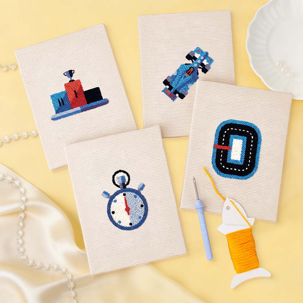 Timing and Track Mini Punch Needle Kit (4pcs)