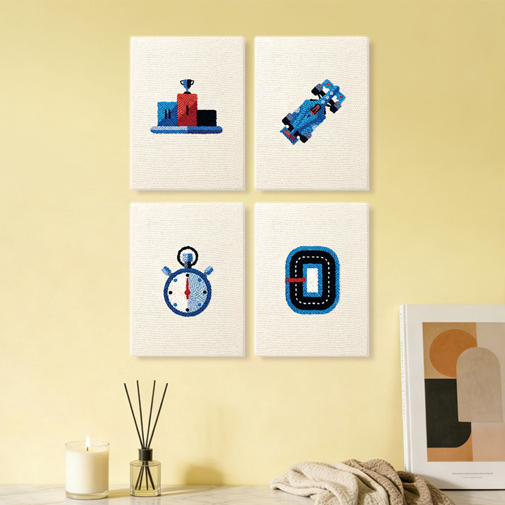 Timing and Track Mini Punch Needle Kit (4pcs)