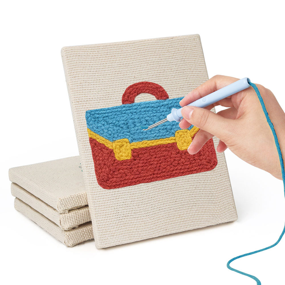 Grad Cap and Book Mini Punch Needle Kit (4pcs)