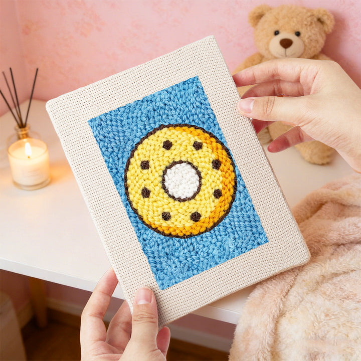 Fruit and Donut Mini Punch Needle Kit (4pcs)