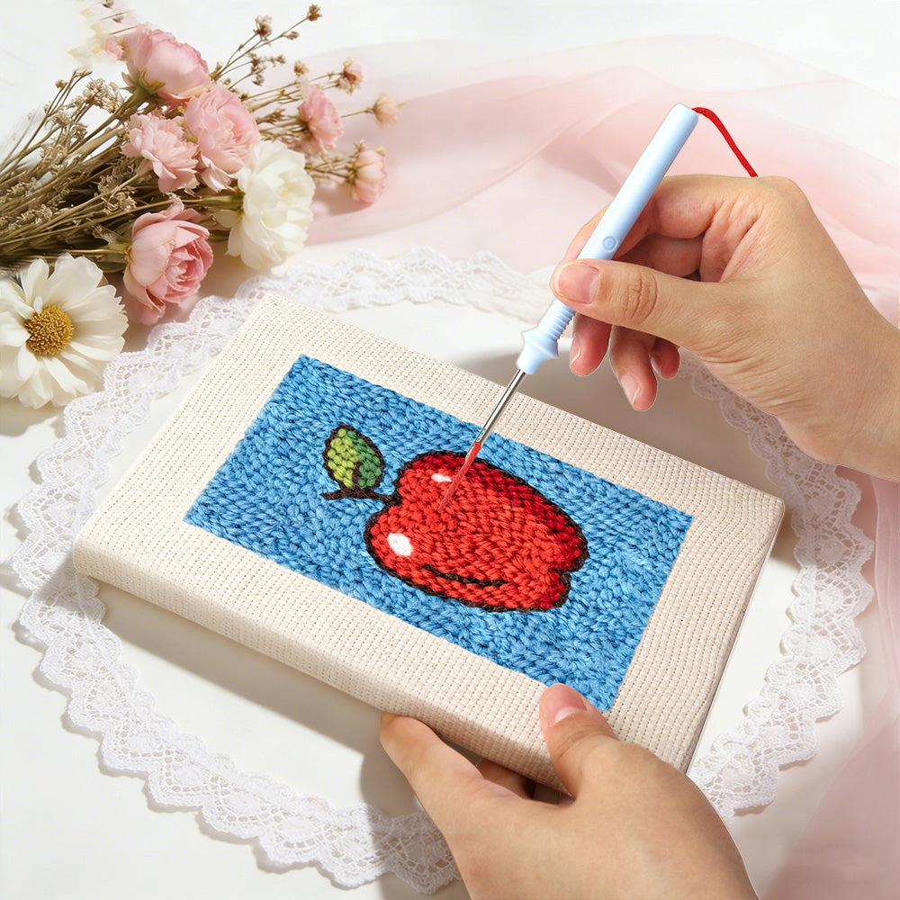 Fruit and Donut Mini Punch Needle Kit (4pcs)