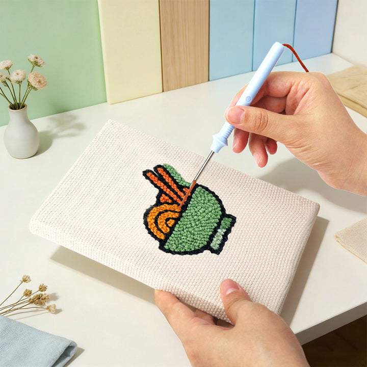 Brunch and Bakery Mini Punch Needle Kit (4pcs)