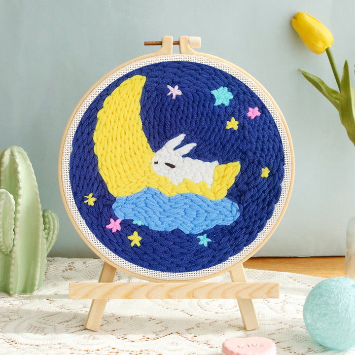 Bunny's Dream Punch Needle Embroidery Kits
