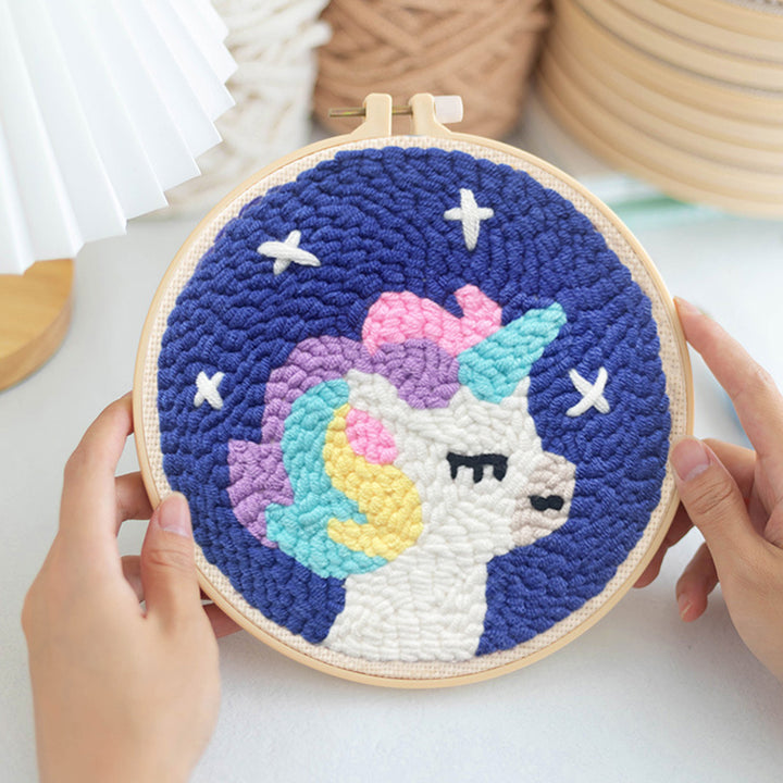Dream Unicorn Punch Needle Embroidery Kits