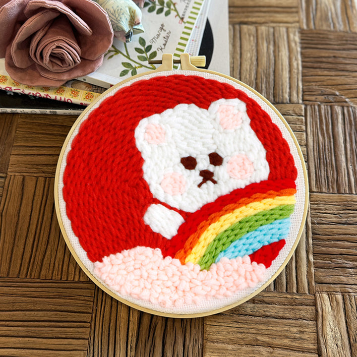 Embrace the Rainbow Punch Needle Embroidery Kits