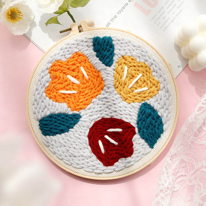Simple Little Llower Punch Needle Embroidery Kits