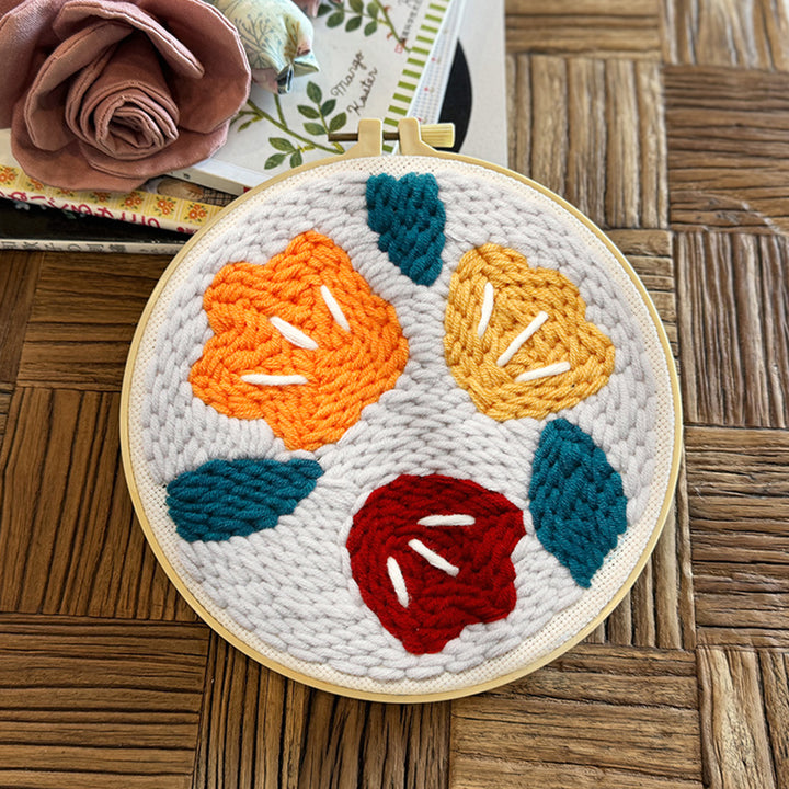 Simple Little Llower Punch Needle Embroidery Kits