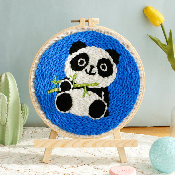 Giant Panda Punch Needle Embroidery Kits