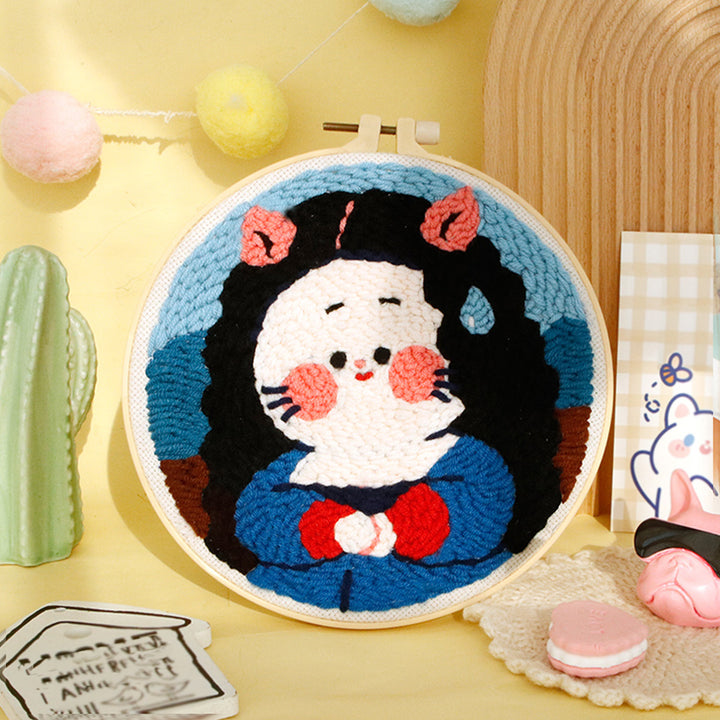 Pig Lady Punch Needle Embroidery Kits