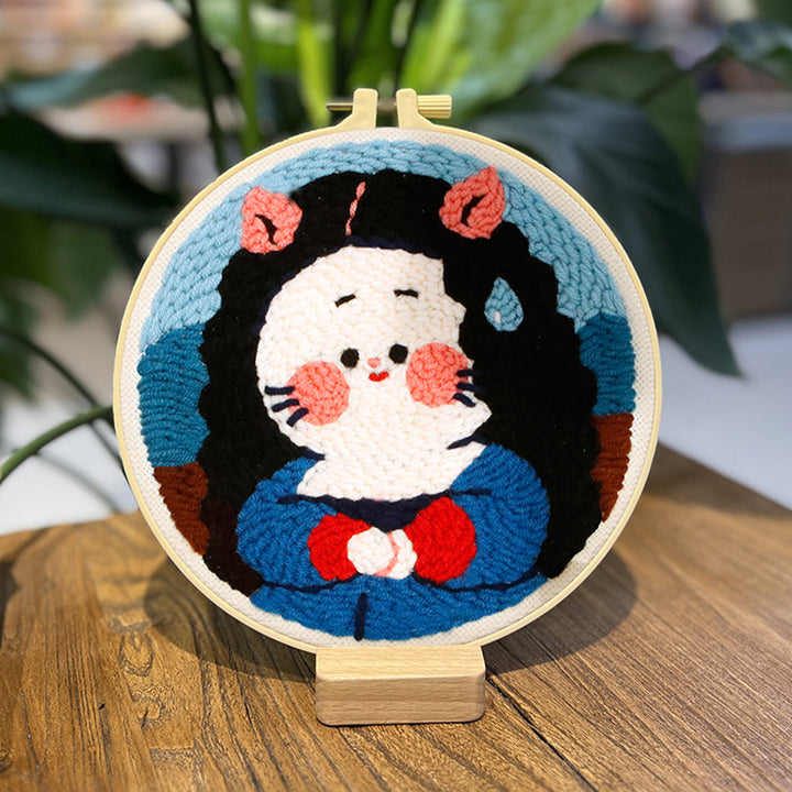 Pig Lady Punch Needle Embroidery Kits