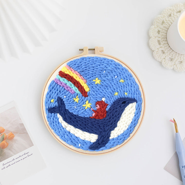 Wandering in The Sky Punch Needle Embroidery Kits