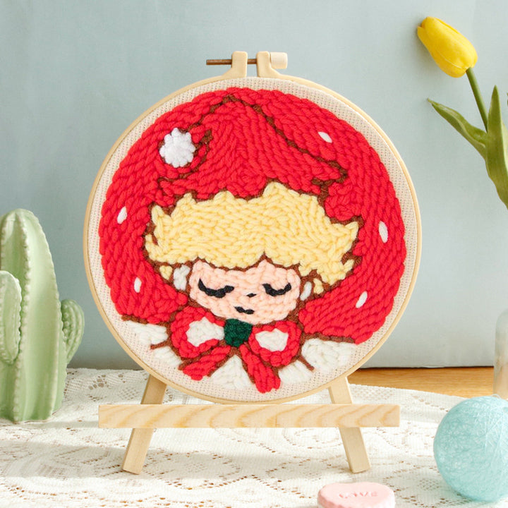 Christmas Elves Punch Needle Embroidery Kits