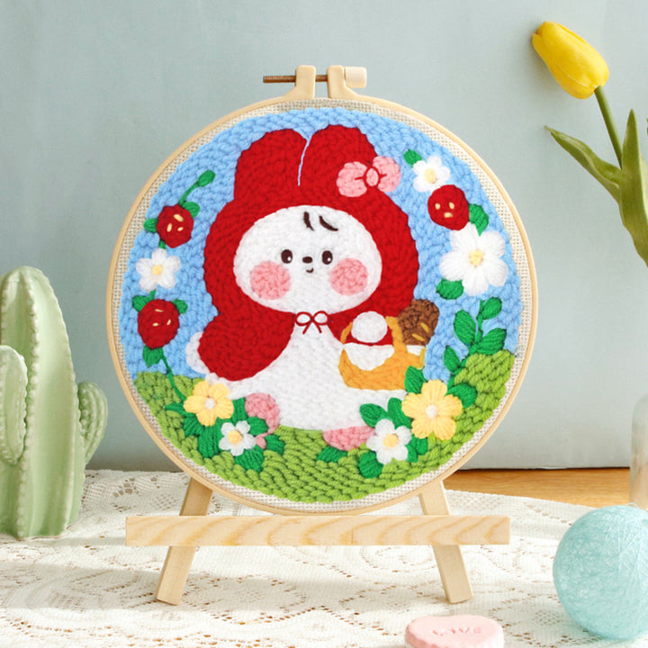 Outing Rabbit Punch Needle Embroidery Kits