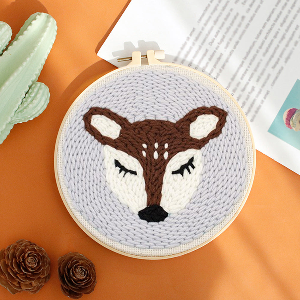 Sika Deer Punch Needle Embroidery Kits