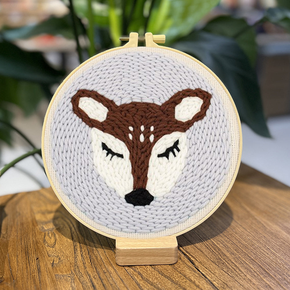 Sika Deer Punch Needle Embroidery Kits