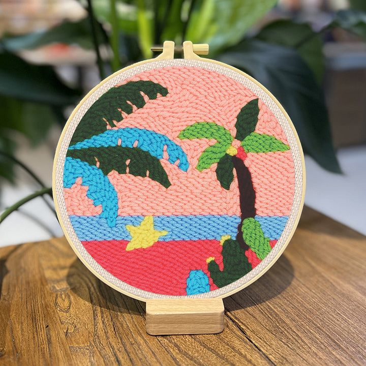 Tropical Punch Needle Embroidery Kits