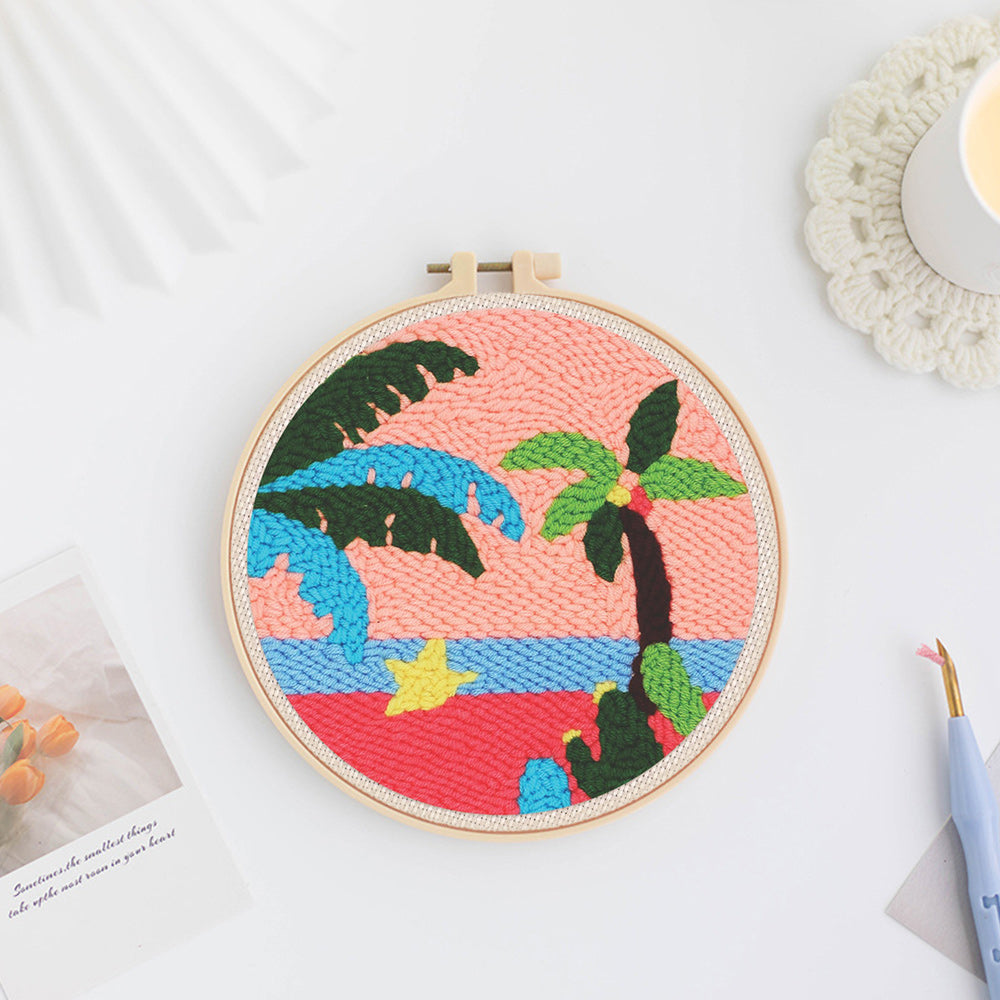 Tropical Punch Needle Embroidery Kits