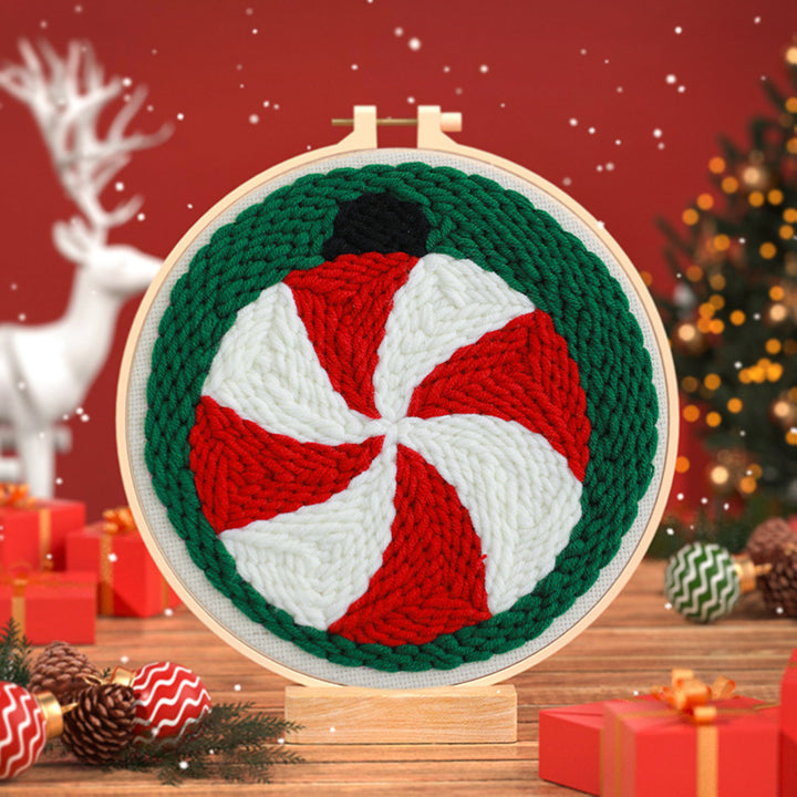 Christmas Balls Punch Needle Embroidery Kits