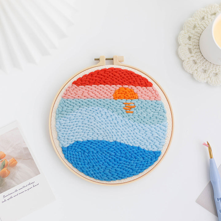 Sea and Sky Punch Needle Embroidery Kits