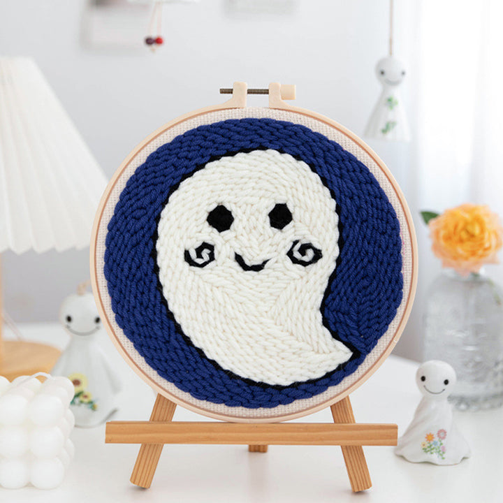 Cute Little Ghost Punch Needle Embroidery Kits