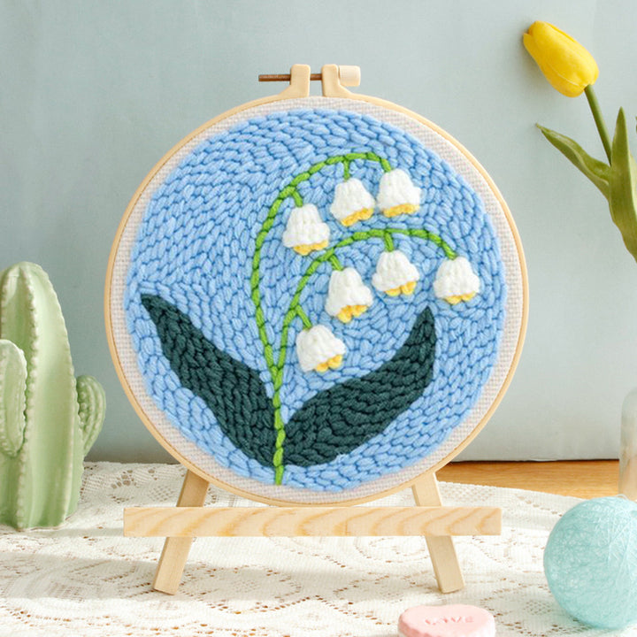 Lily of the Valley Punch Needle Embroidery Kits