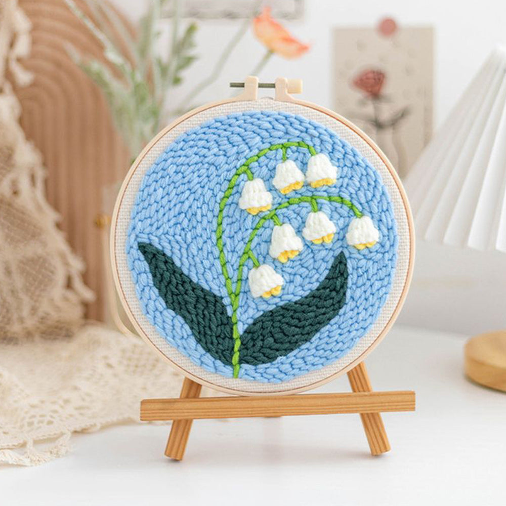 Lily of the Valley Punch Needle Embroidery Kits