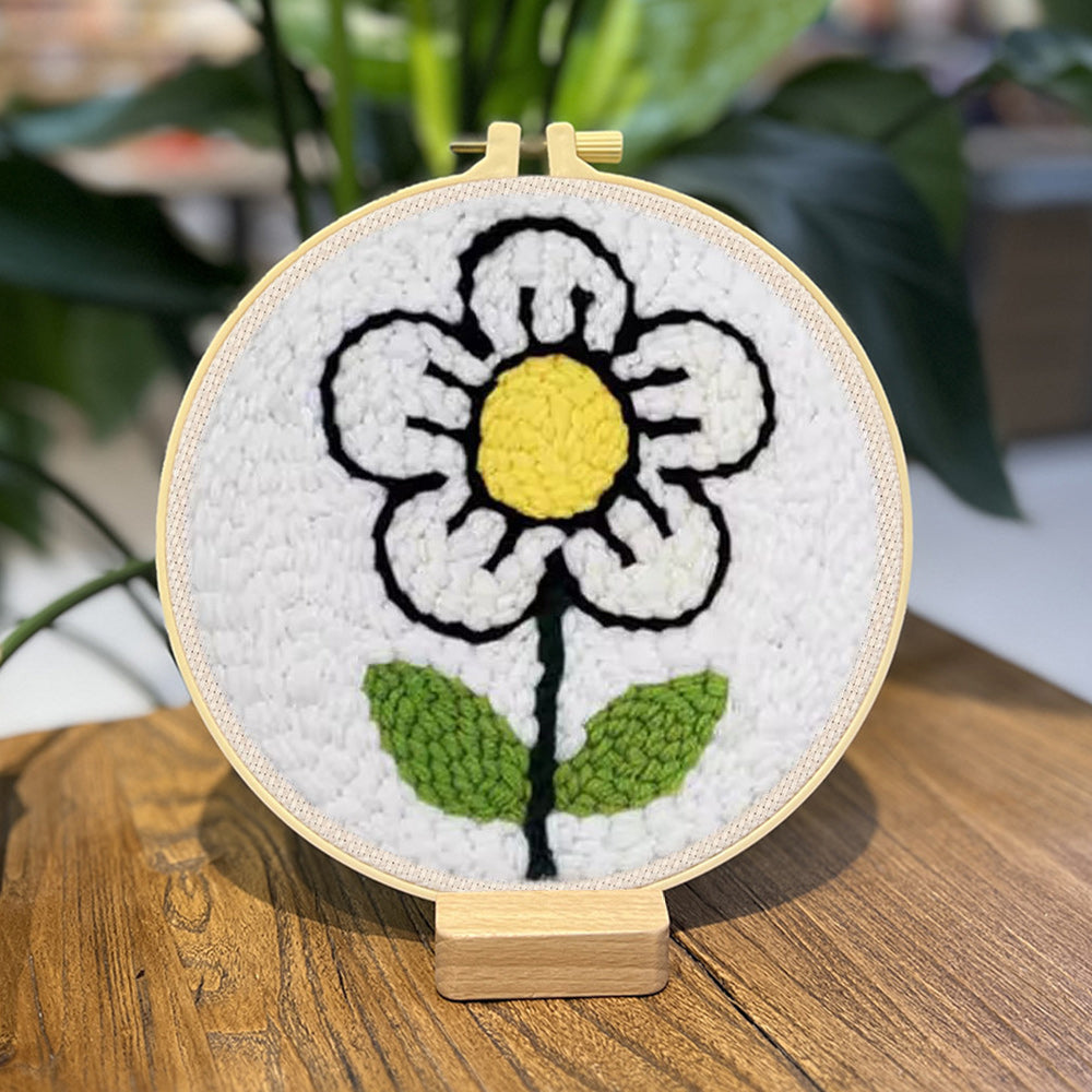 A Small Flower Punch Needle Embroidery Kits
