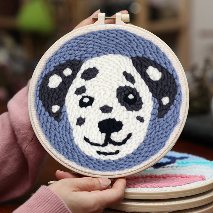 Dalmatian Punch Needle Embroidery Kits