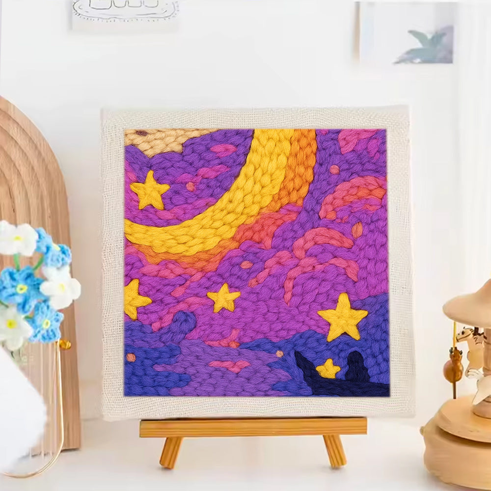 Dream Nebula Punch Needle Embroidery Kits