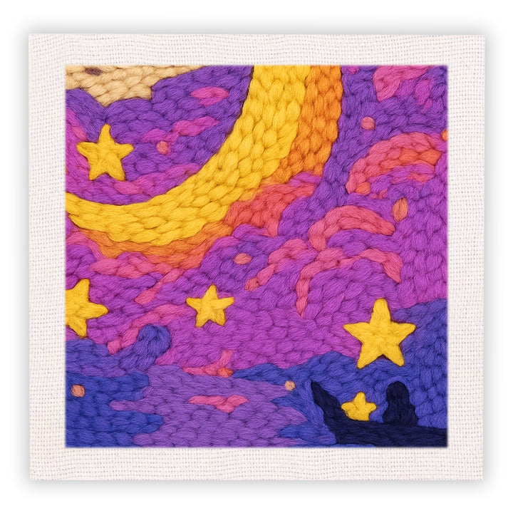 Dream Nebula Punch Needle Embroidery Kits