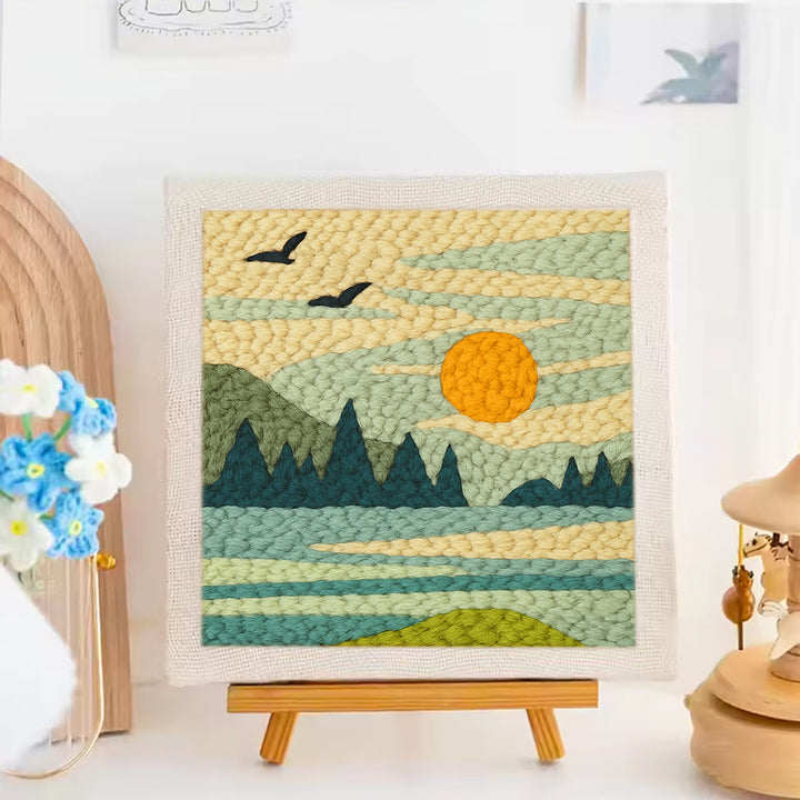 Mountain View Punch Needle Embroidery Kits