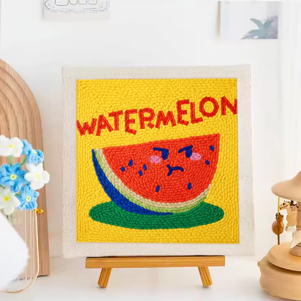 Watermelon Punch Needle Embroidery Kits