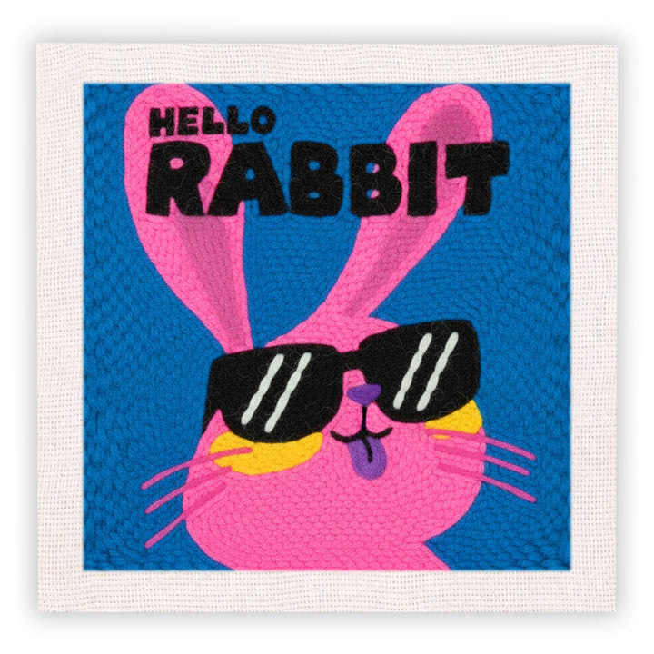 Hello Rabbit Punch Needle Embroidery Kits