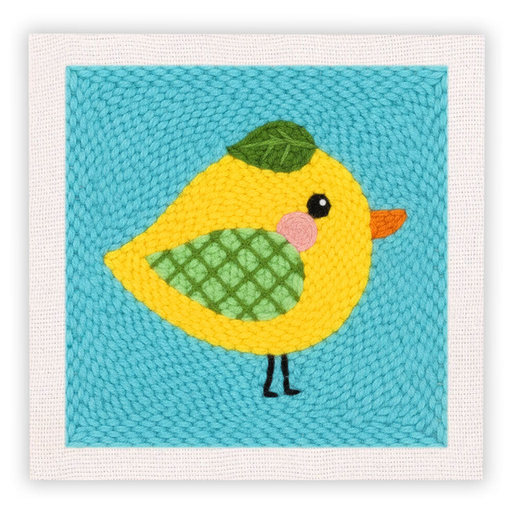 Yellow Bird Punch Needle Embroidery Kits